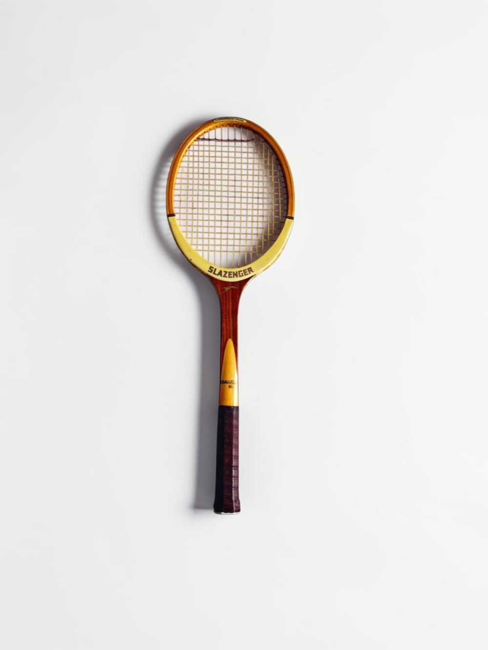 Vintage Slazenger Tennis Racket Wood Racquet Gift for Him Decor